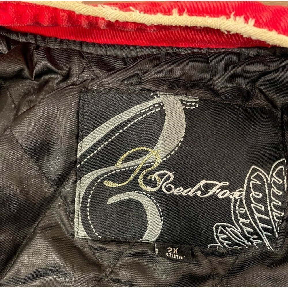 Vintage Red Fox Death Before Dishonor bomber jacket - Picture 7 of 8